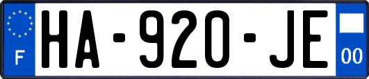 HA-920-JE