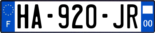 HA-920-JR