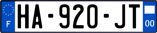 HA-920-JT
