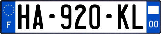 HA-920-KL