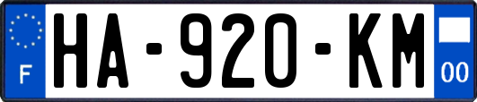 HA-920-KM