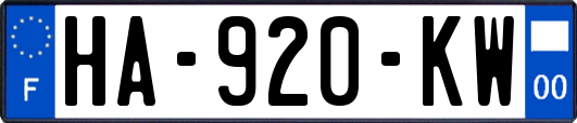 HA-920-KW