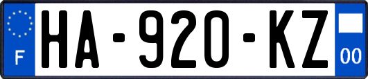 HA-920-KZ