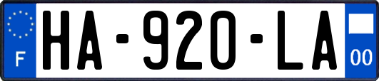 HA-920-LA