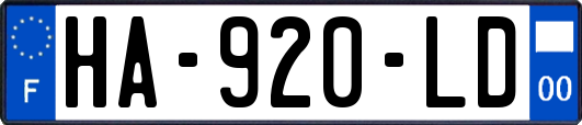 HA-920-LD