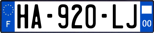 HA-920-LJ