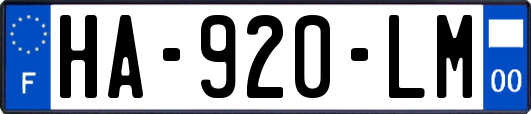 HA-920-LM