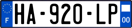 HA-920-LP