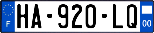 HA-920-LQ