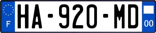 HA-920-MD