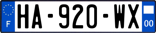 HA-920-WX