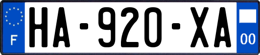 HA-920-XA