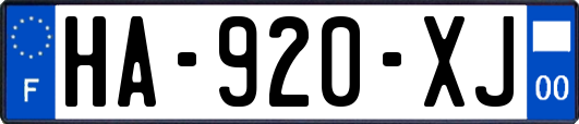 HA-920-XJ