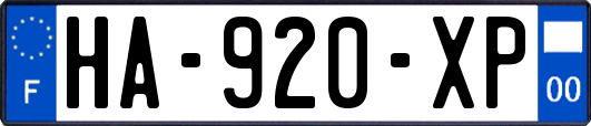 HA-920-XP