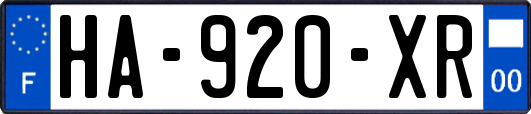 HA-920-XR