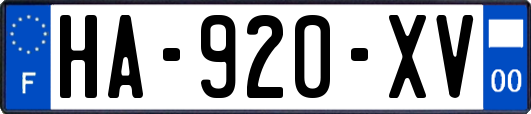HA-920-XV