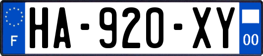 HA-920-XY
