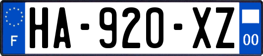 HA-920-XZ