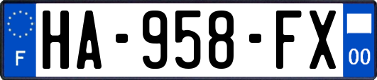 HA-958-FX
