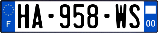 HA-958-WS