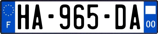 HA-965-DA