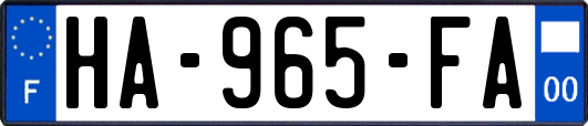 HA-965-FA