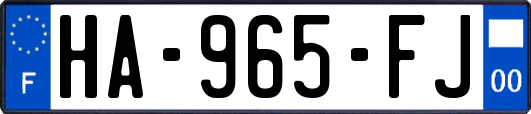 HA-965-FJ