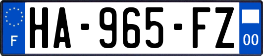 HA-965-FZ
