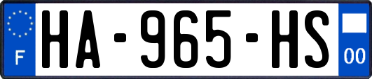 HA-965-HS