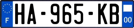 HA-965-KB