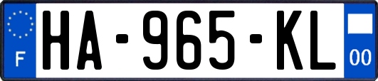 HA-965-KL