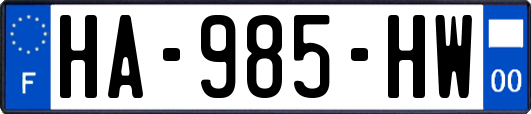 HA-985-HW