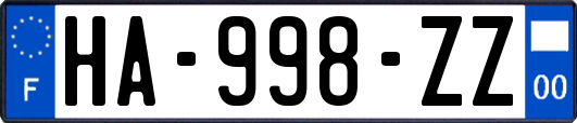 HA-998-ZZ