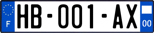 HB-001-AX