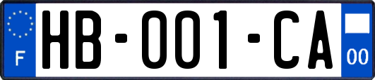 HB-001-CA