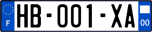HB-001-XA