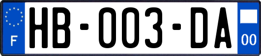 HB-003-DA