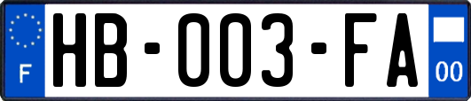HB-003-FA