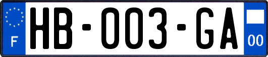HB-003-GA