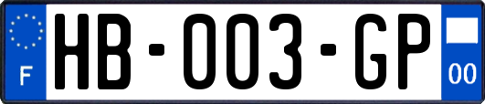 HB-003-GP