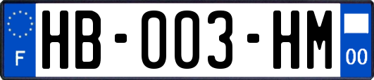 HB-003-HM