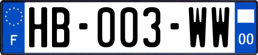 HB-003-WW