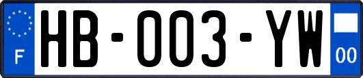 HB-003-YW