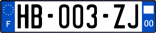 HB-003-ZJ