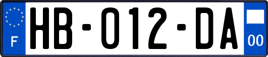 HB-012-DA