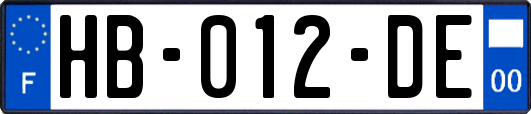 HB-012-DE