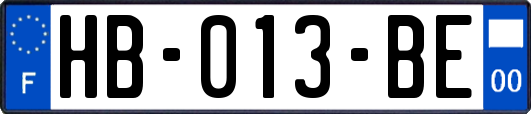 HB-013-BE