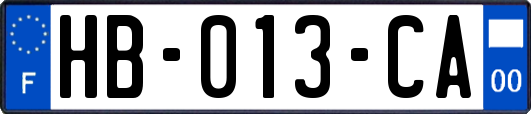 HB-013-CA