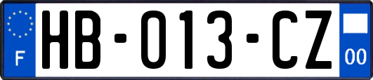 HB-013-CZ