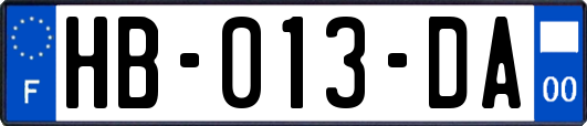 HB-013-DA